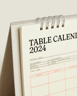 ZARA Home 2024 Desk Calendar