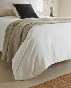 ZARA Home (160 Gsm) Washed Linen Duvet Cover