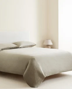 ZARA Home (140 Gsm) Washed Linen Duvet Cover