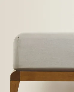 ZARA Home (140 Gsm) Washed Linen Fitted Sheet