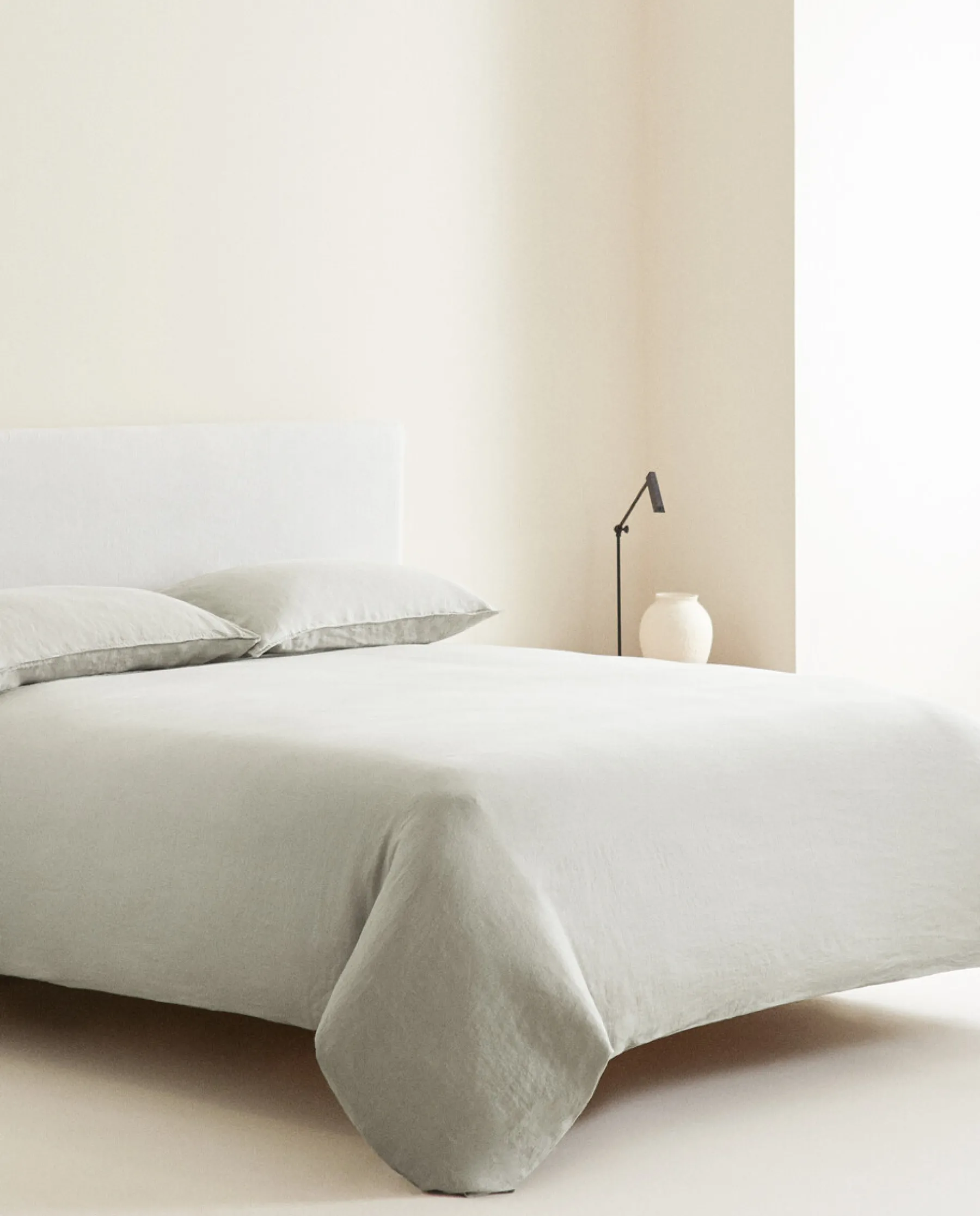 ZARA Home (140 Gsm) Washed Linen Fitted Sheet