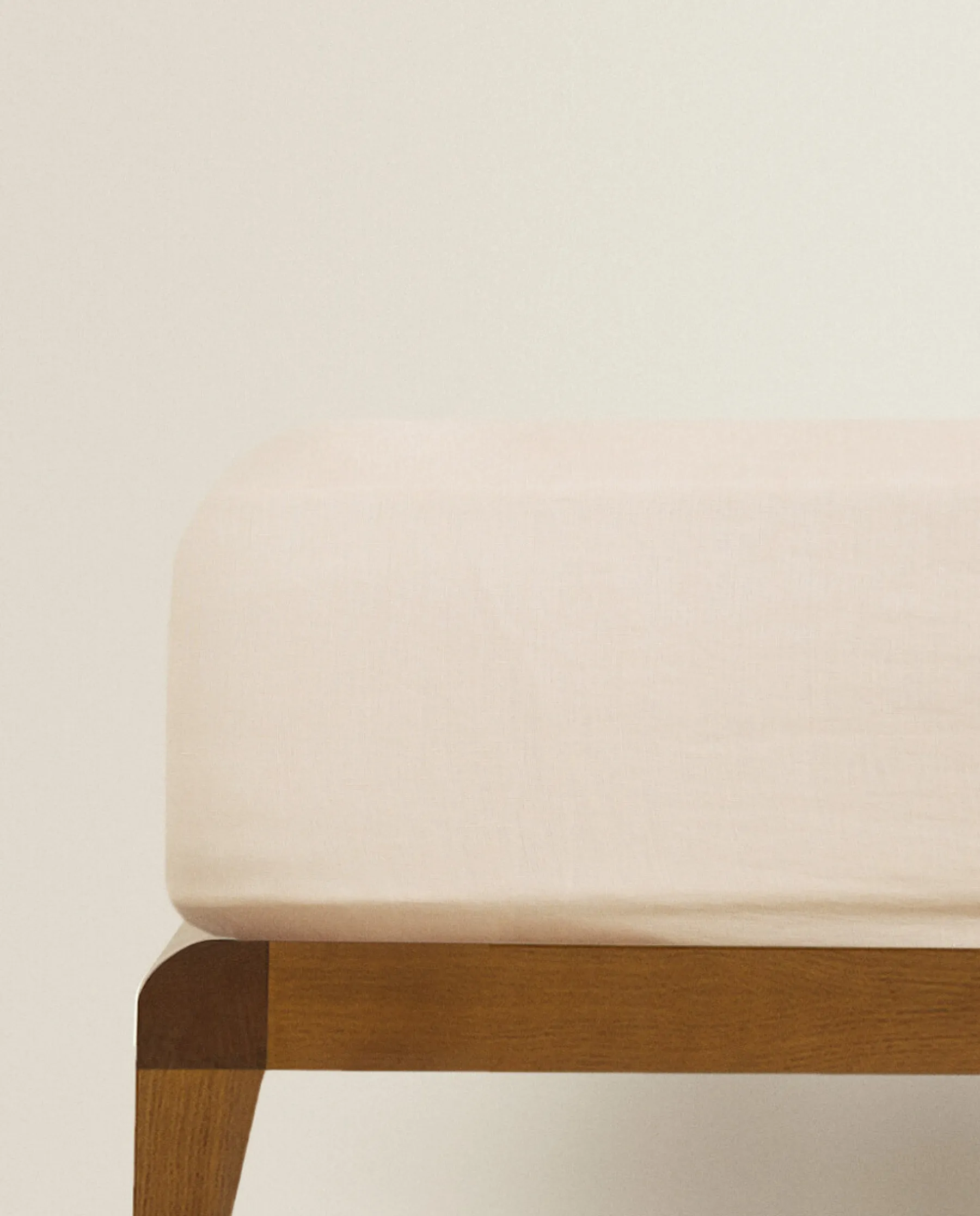 ZARA Home (140 Gsm) Washed Linen Fitted Sheet