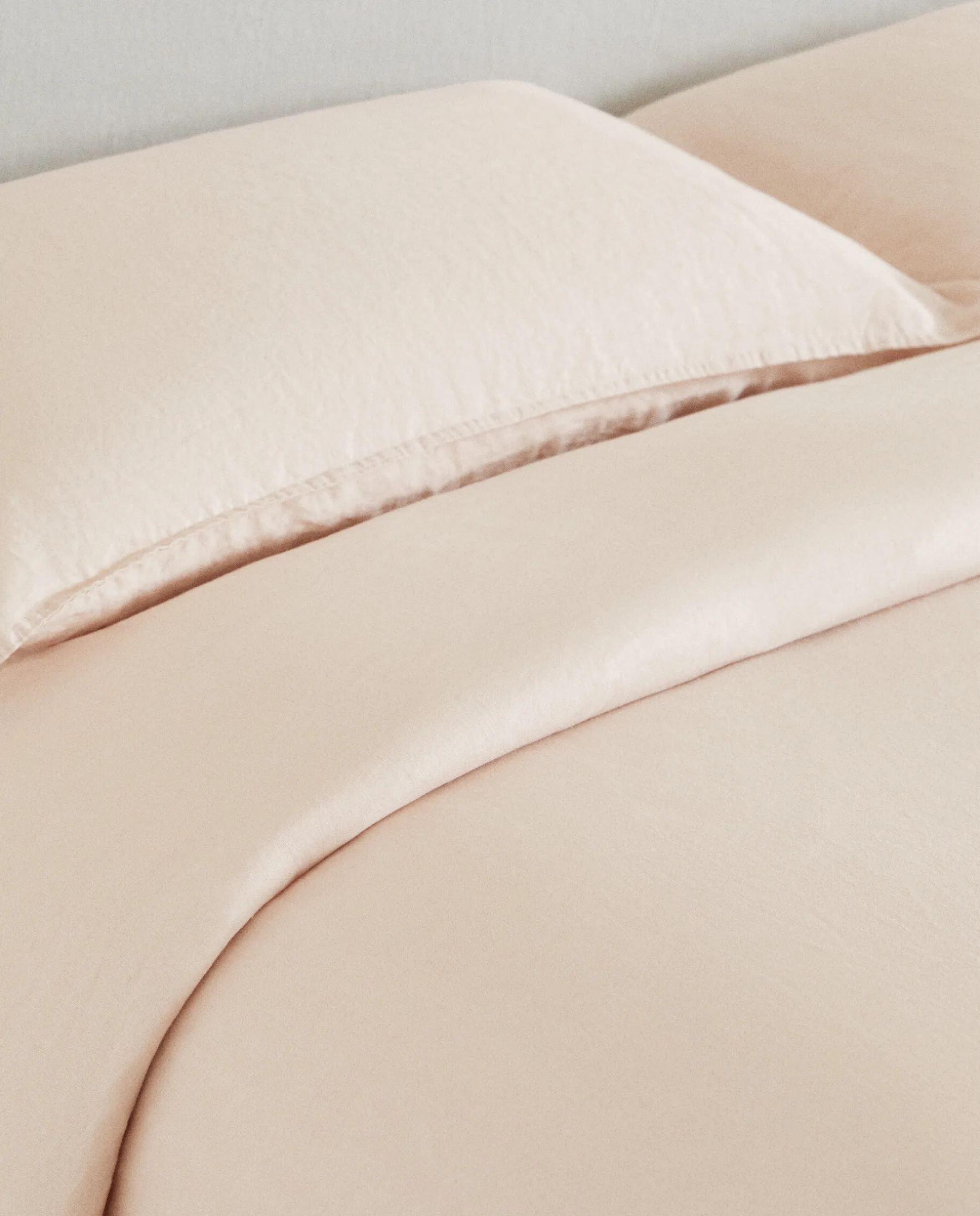 ZARA Home (140 Gsm) Washed Linen Fitted Sheet