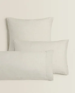 ZARA Home (160 Gsm) Washed Linen Pillowcase