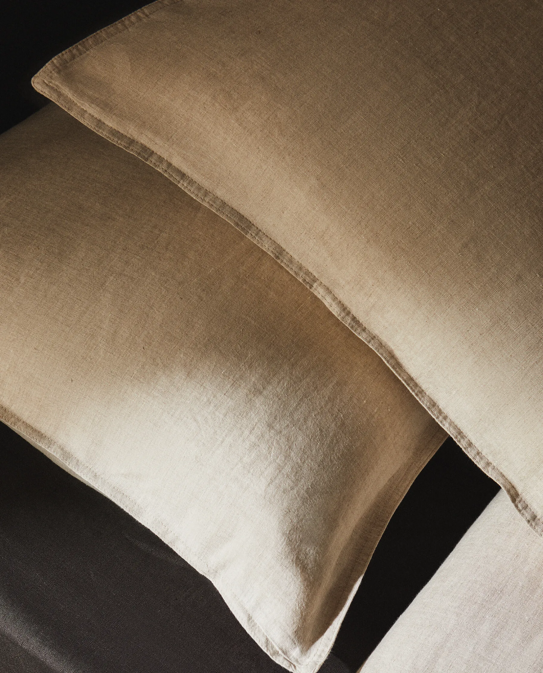 ZARA Home (160 Gsm) Washed Linen Pillowcase