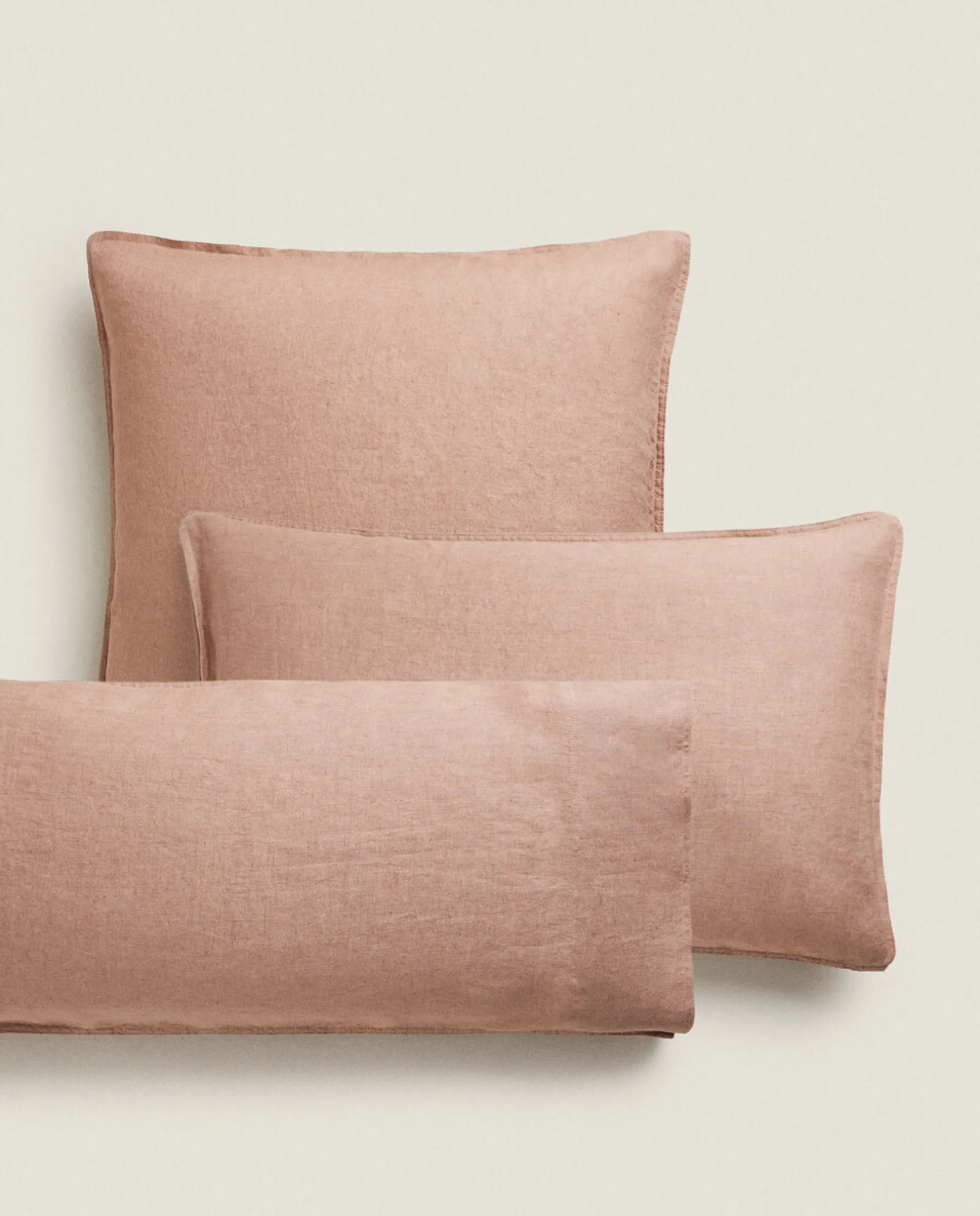 ZARA Home (140 Gsm) Washed Linen Pillowcase