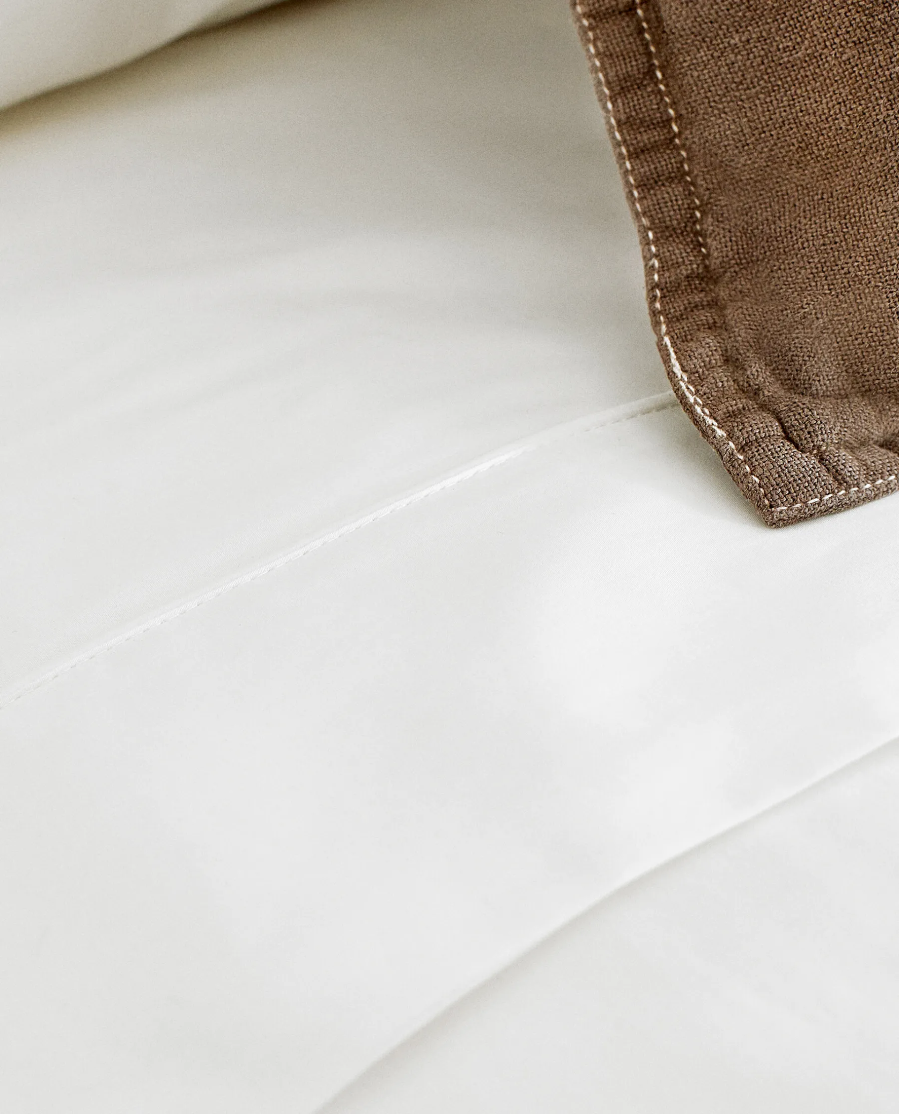 ZARA Home (300 Thread Count) Cotton Percale Fitted Sheet