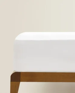 ZARA Home (180 Thread Count) Cotton Percale Fitted Sheet