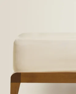 ZARA Home (180 Thread Count) Cotton Percale Fitted Sheet