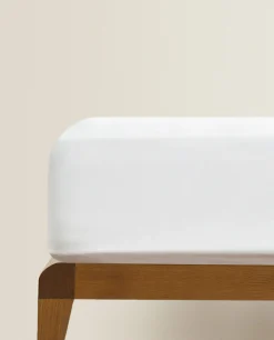 ZARA Home (180 Thread Count) Cotton Percale Fitted Sheet