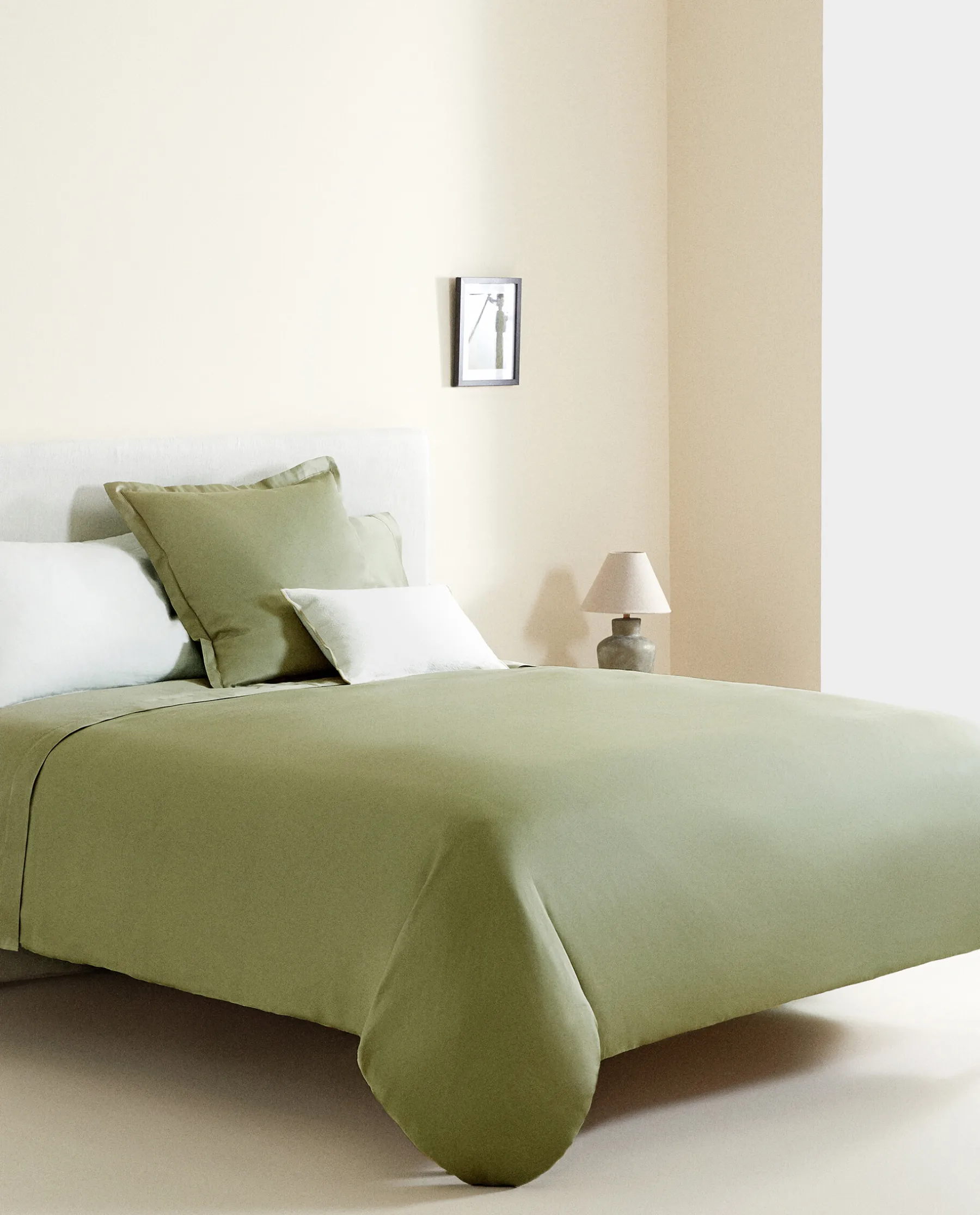 ZARA Home (300 Thread Count) Cotton Sateen Flat Sheet