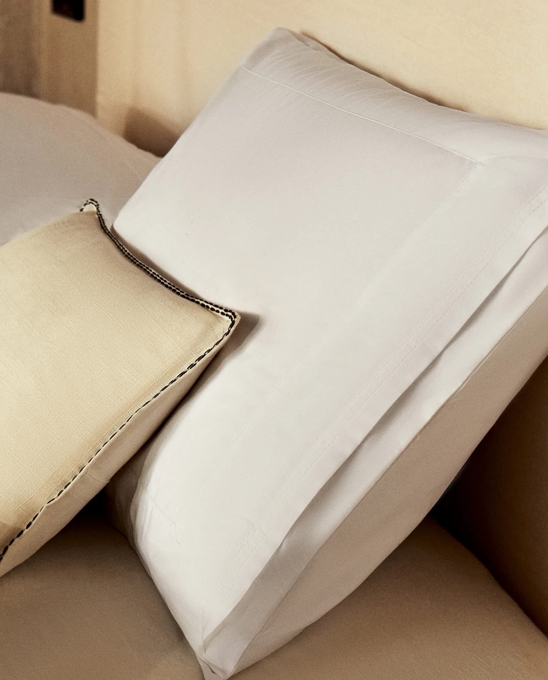 ZARA Home (300 Thread Count) Pillowcase With Double Topstitching