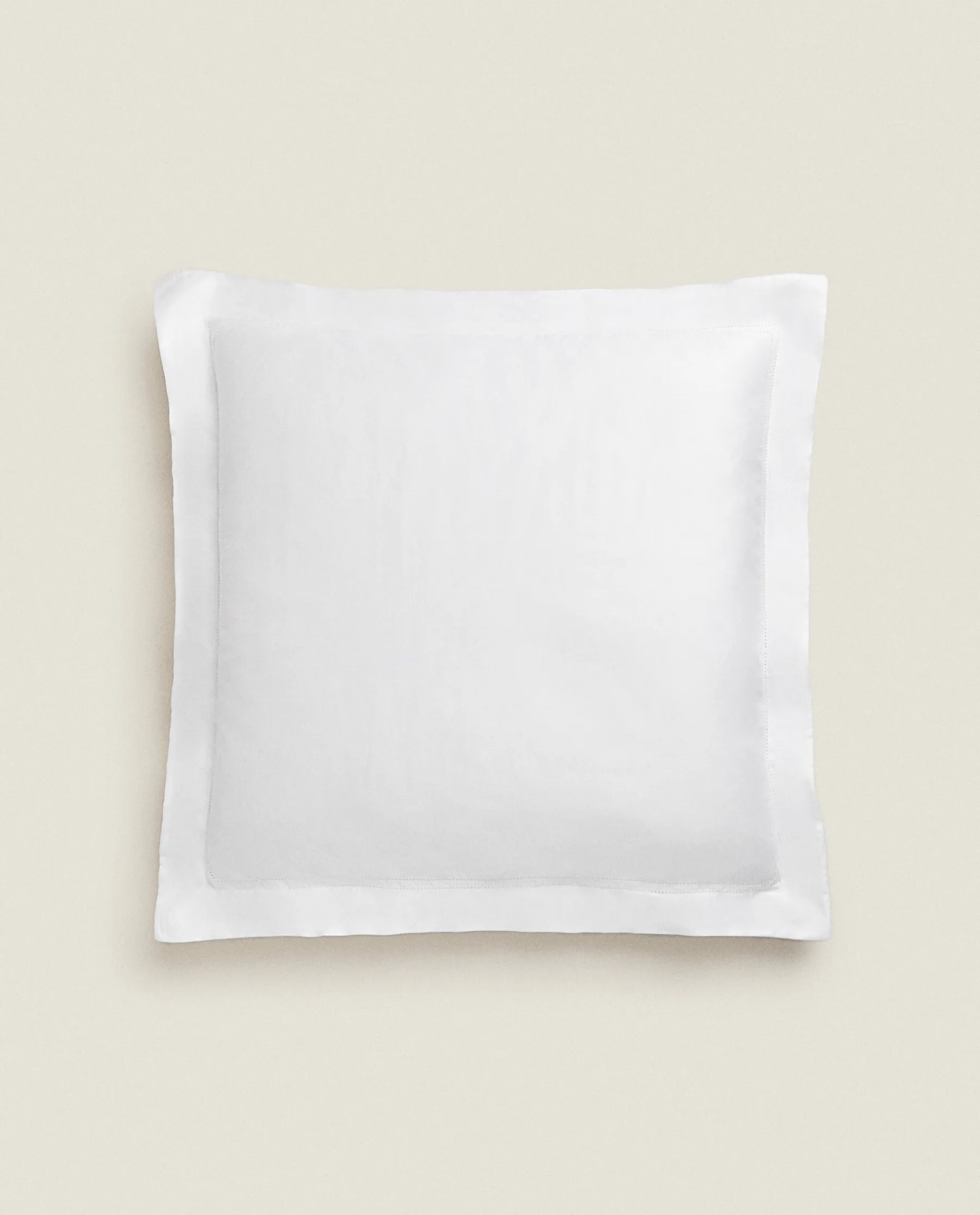 ZARA Home (500 Thread Count) Sateen Pillowcase With Double Hemstitching