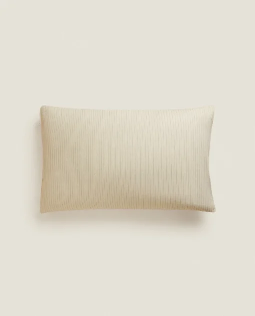 ZARA Home (300 Thread Count) Striped Washed Sateen Pillowcase