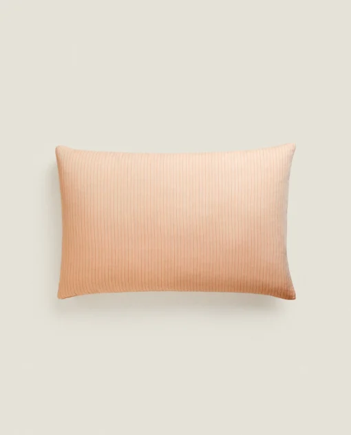 ZARA Home (300 Thread Count) Striped Washed Sateen Pillowcase