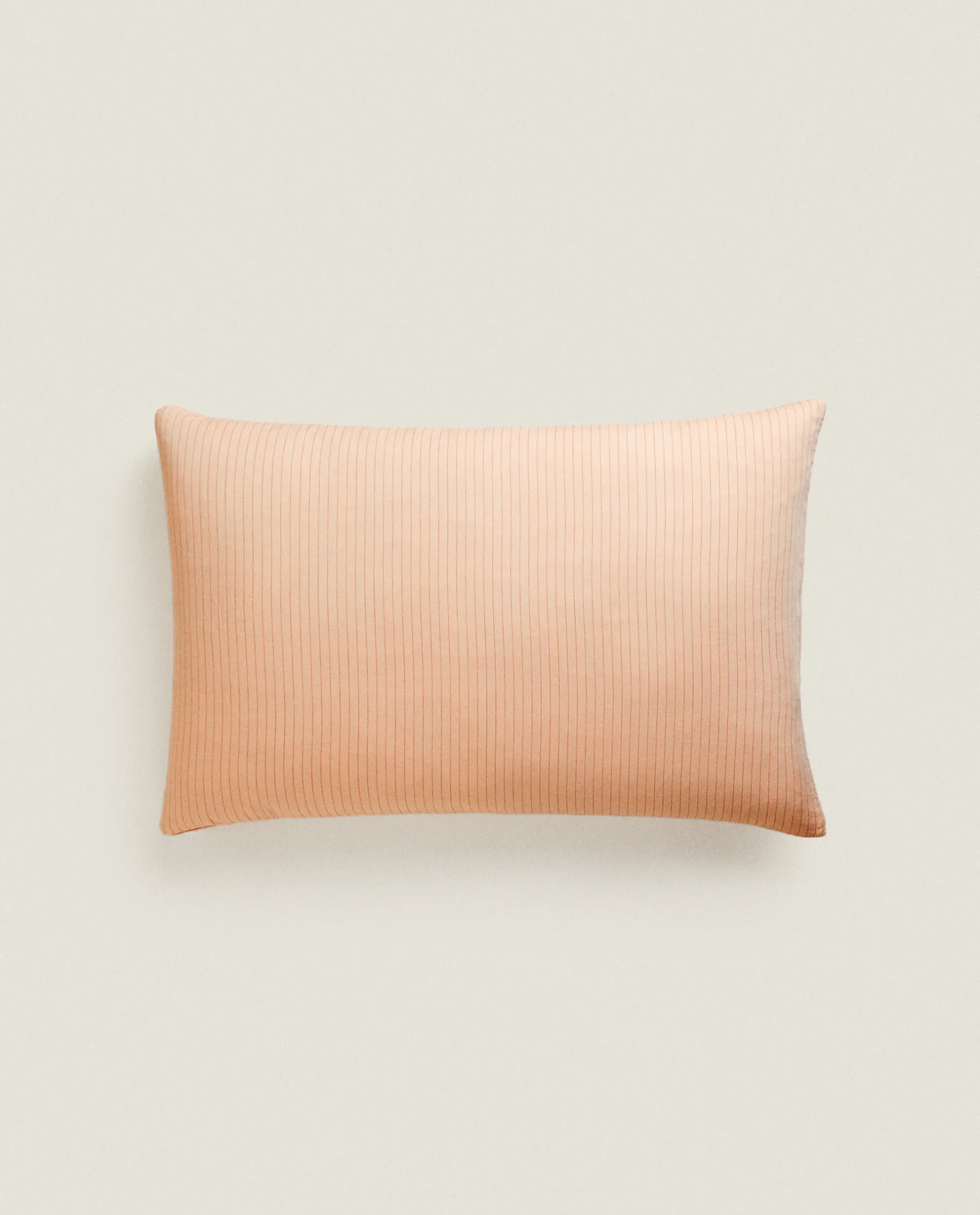 ZARA Home (300 Thread Count) Striped Washed Sateen Pillowcase
