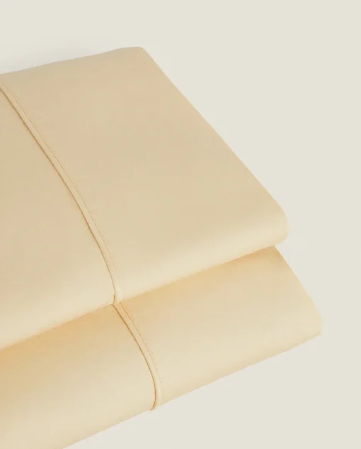 ZARA Home (300 Thread Count) Washed Sateen Flat Sheet