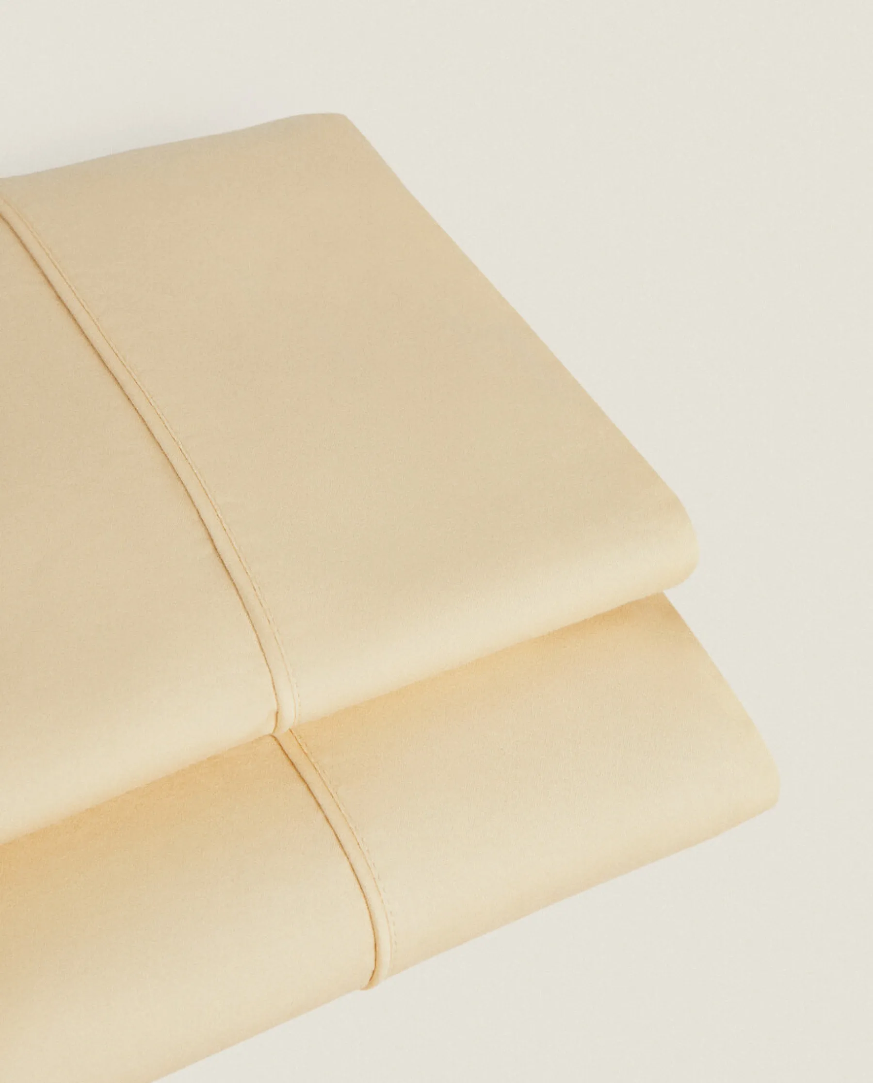 ZARA Home (300 Thread Count) Washed Sateen Flat Sheet