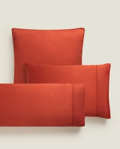 ZARA Home (300 Thread Count) Washed Sateen Pillowcase