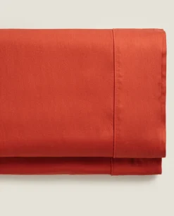 ZARA Home (300 Thread Count) Washed Sateen Flat Sheet
