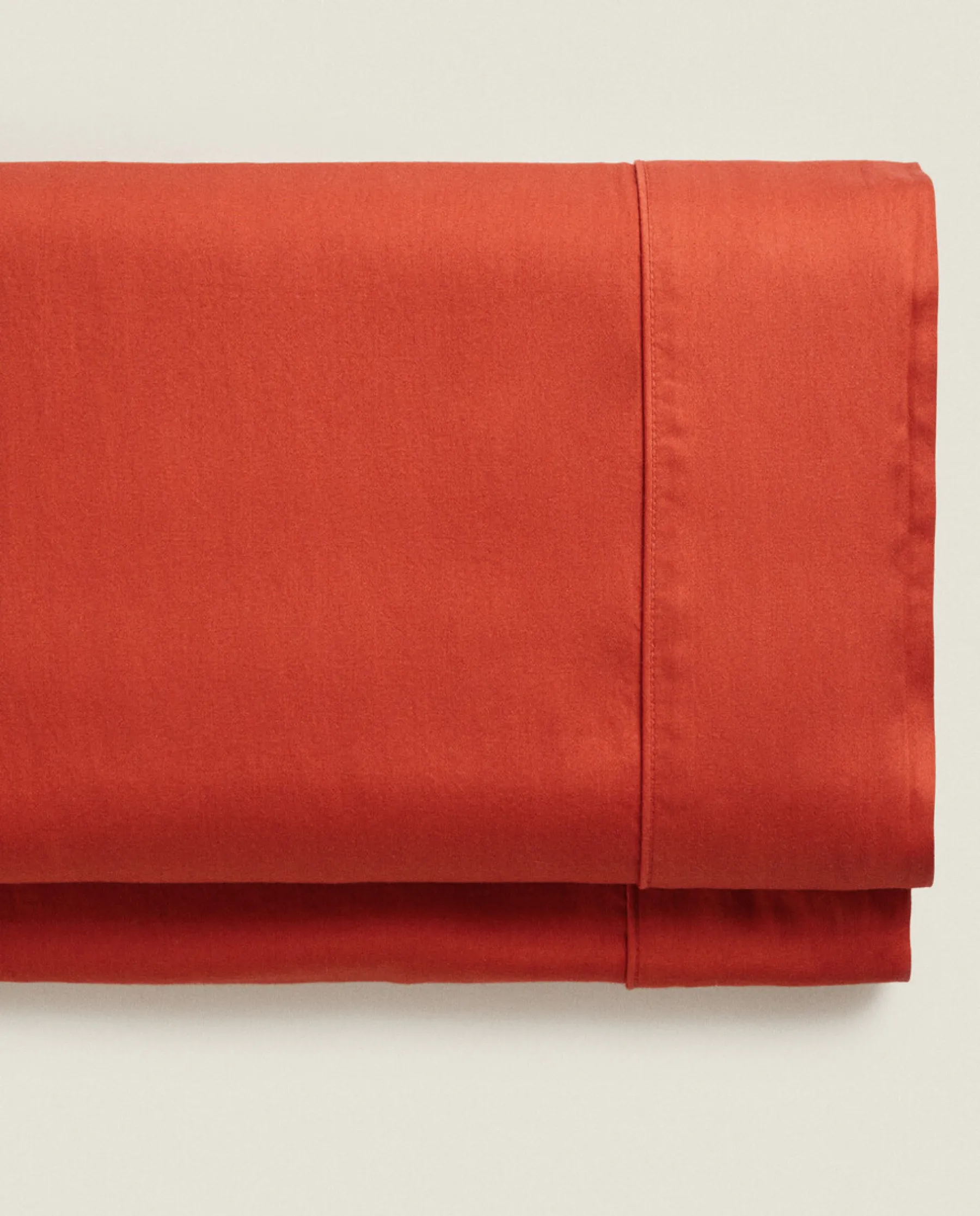 ZARA Home (300 Thread Count) Washed Sateen Flat Sheet