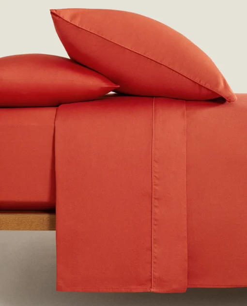 ZARA Home (300 Thread Count) Washed Sateen Duvet Cover