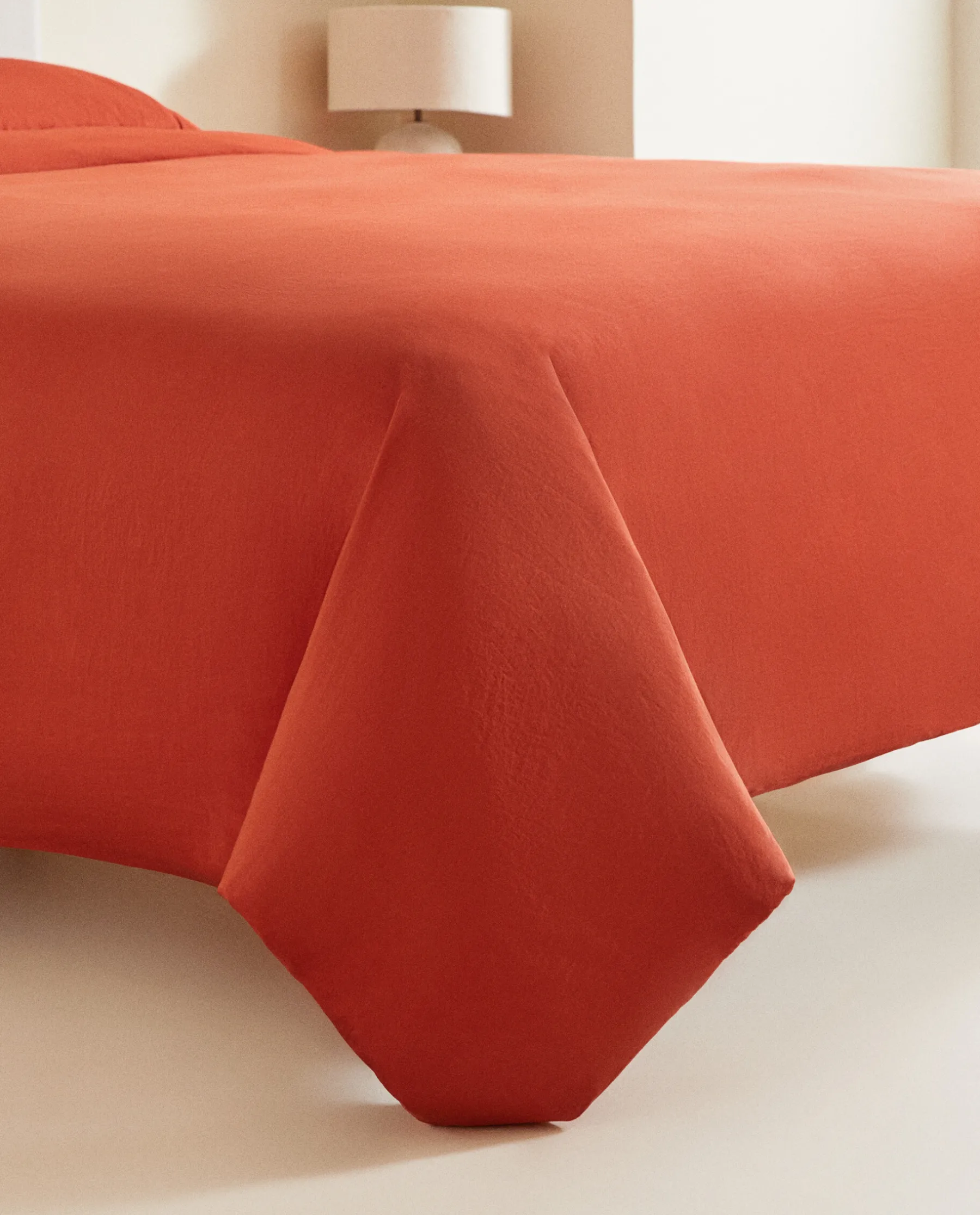 ZARA Home (300 Thread Count) Washed Sateen Duvet Cover