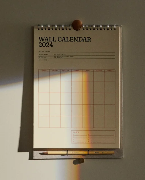 ZARA Home 2024 Wall Calendar
