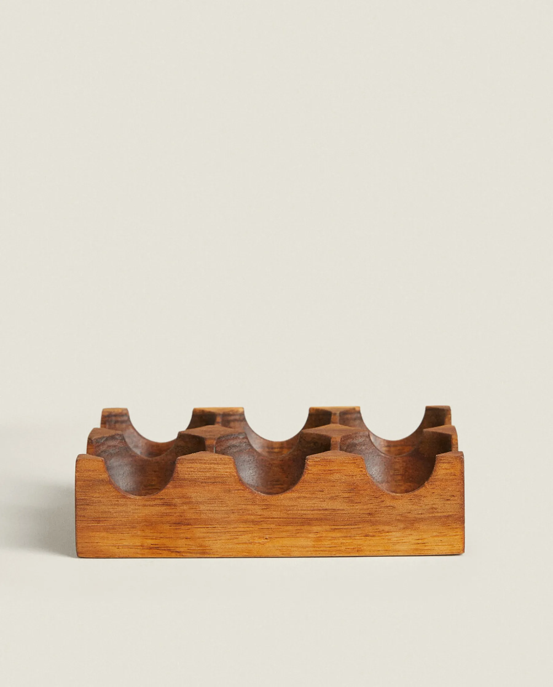 ZARA Home Acacia Wood Egg Carton