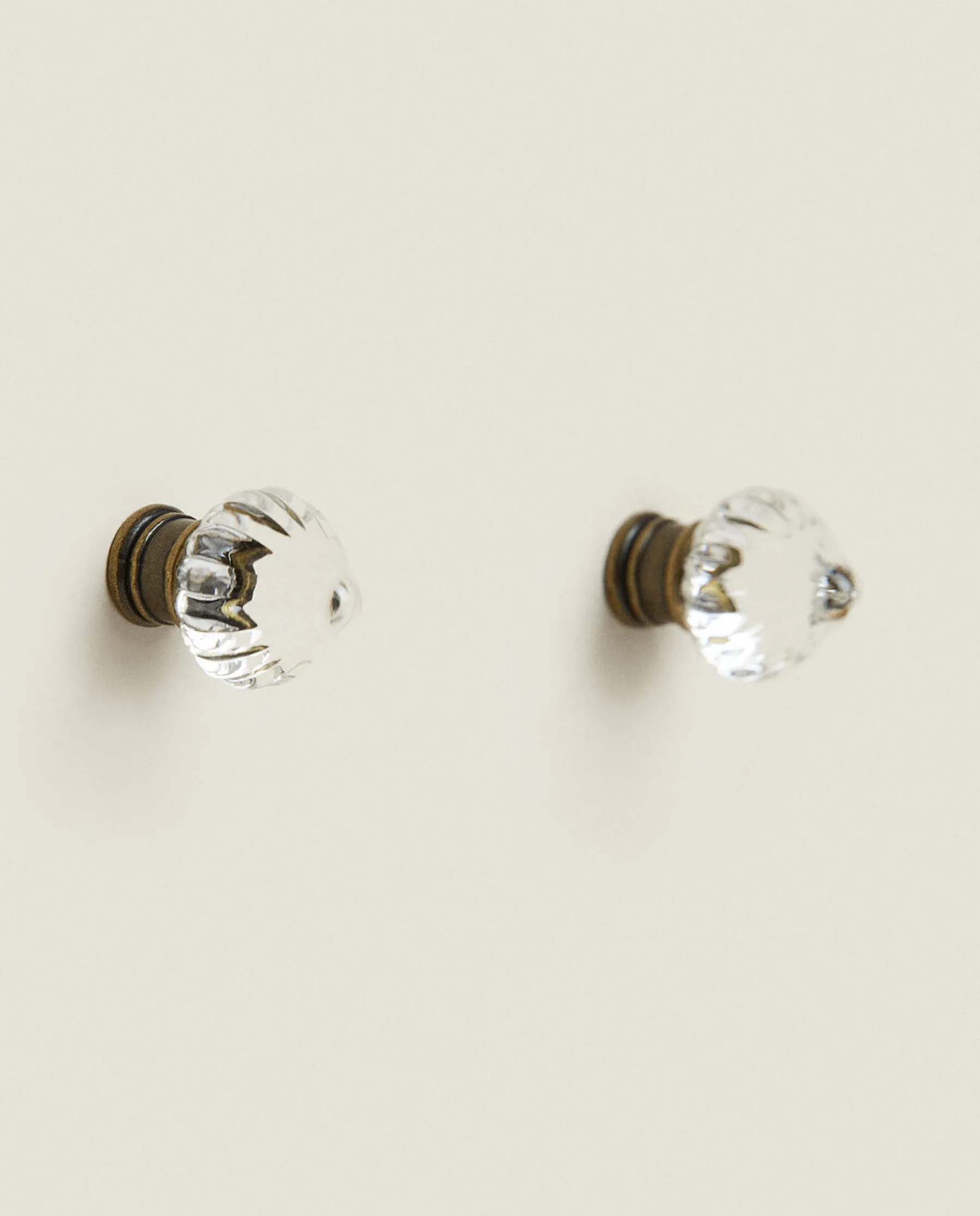 ZARA Home Acrylic Flower Door Knob (Pack Of 2)