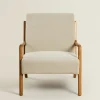 ZARA Home Ash Wood And Linen Armchair