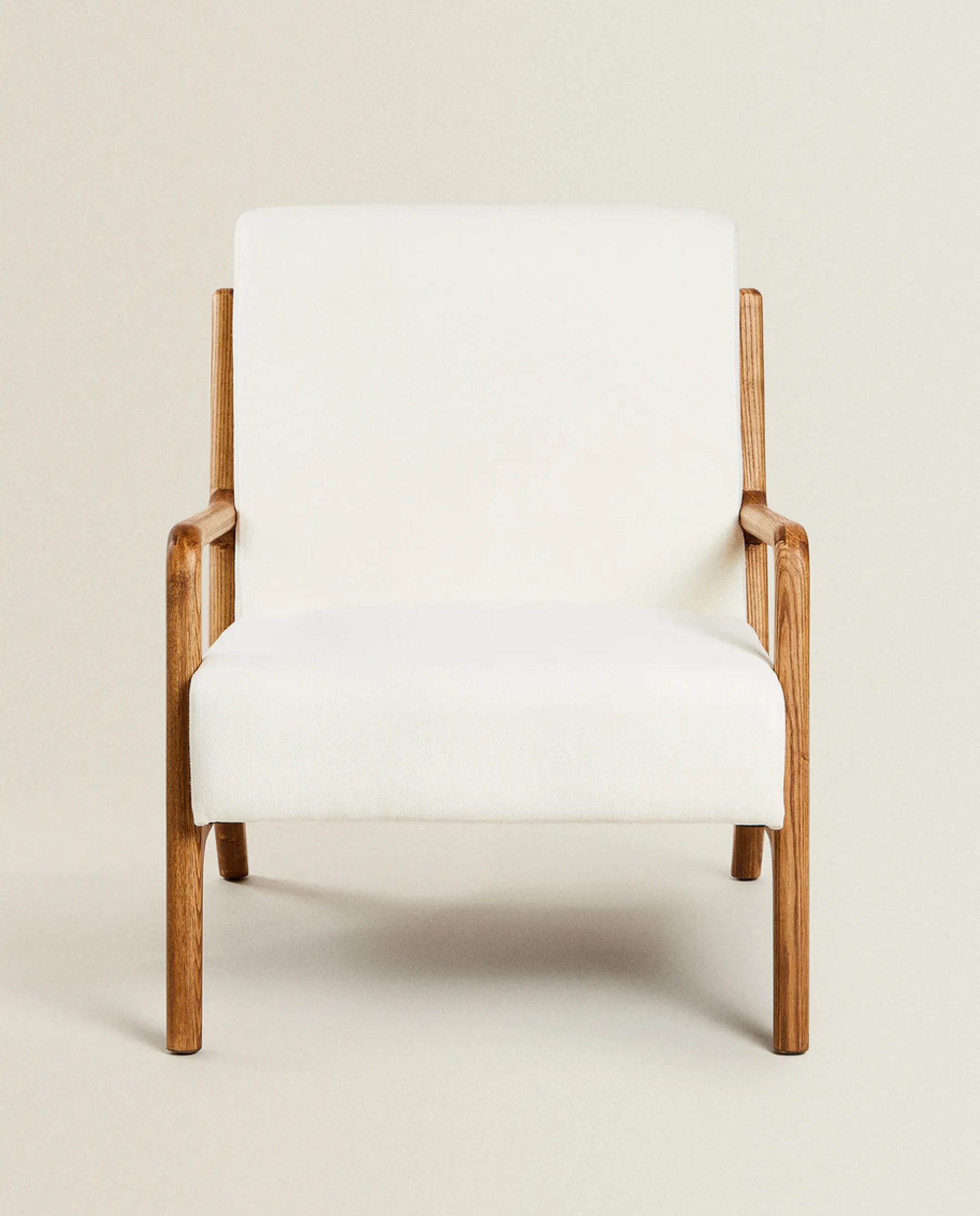 ZARA Home Ash Wood And Linen Armchair