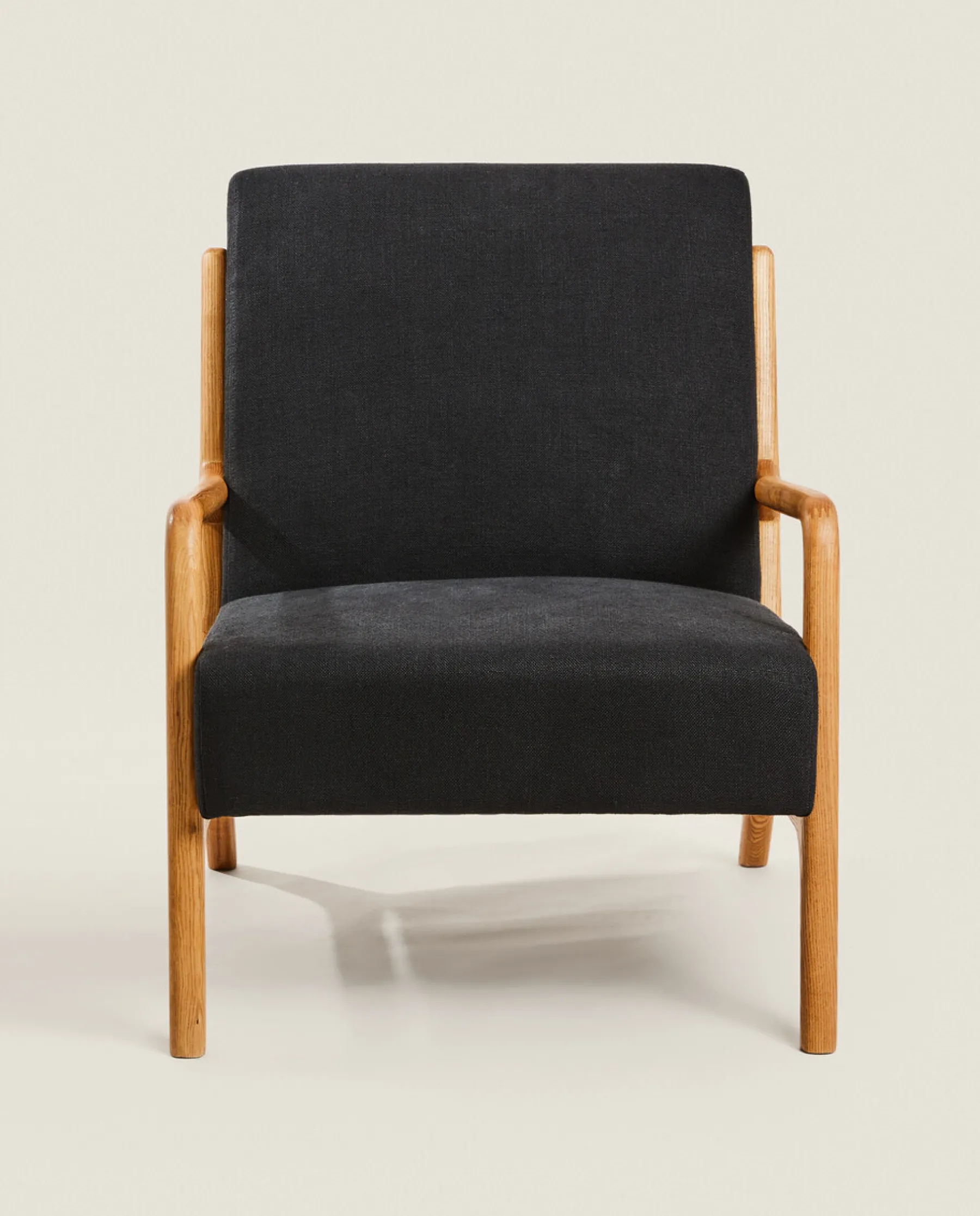 ZARA Home Ash Wood And Linen Armchair