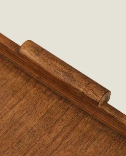 ZARA Home Ash Wood Folding Cart With Trays