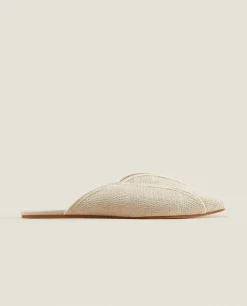 ZARA Home Babouche Slippers With Detailing