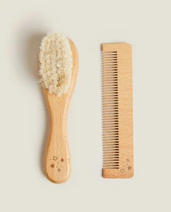 ZARA Home Baby Brush And Comb Set
