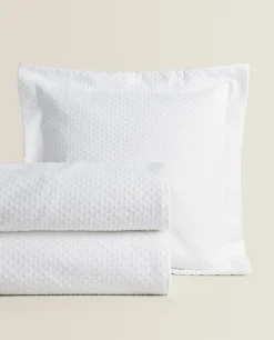 ZARA Home Bedspread With Polka Dot Design