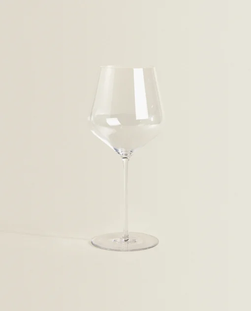 ZARA Home Blown Crystalline Wine Glass