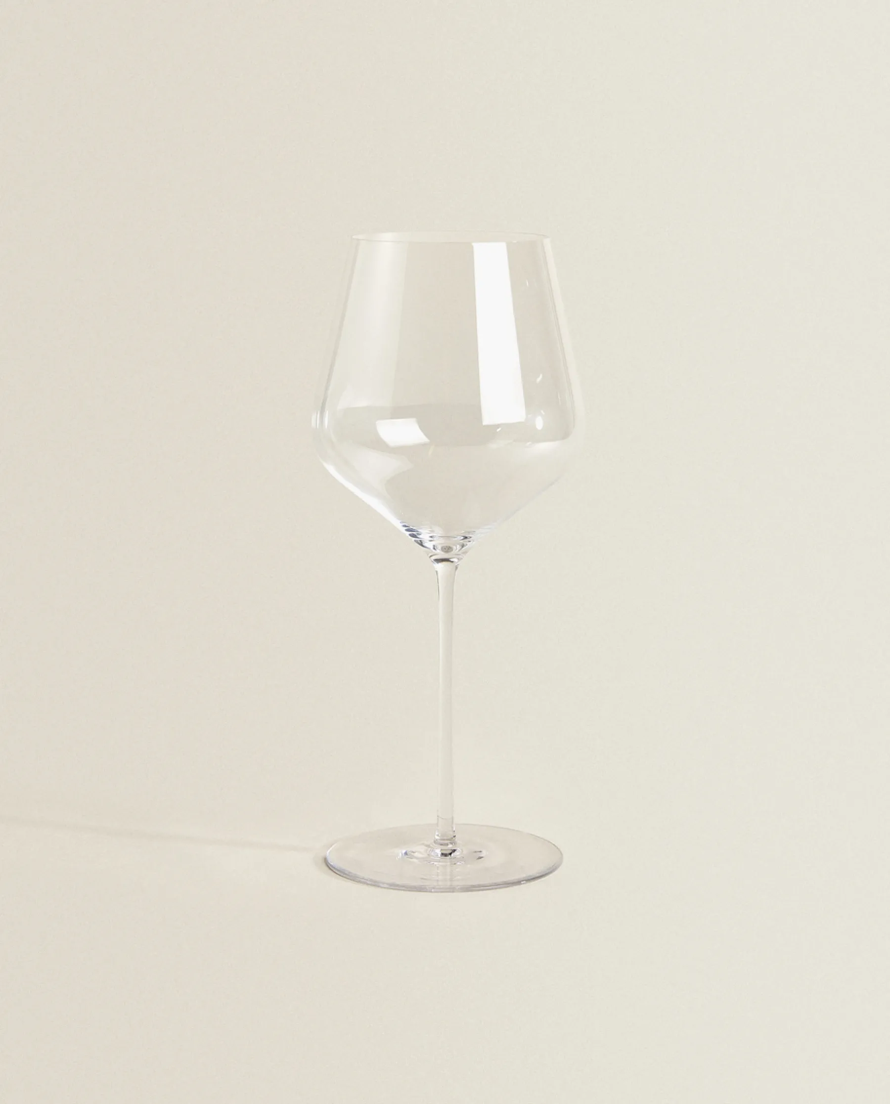 ZARA Home Blown Crystalline Wine Glass