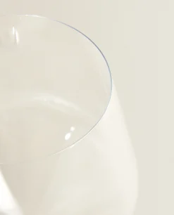 ZARA Home Blown Crystalline Wine Glass