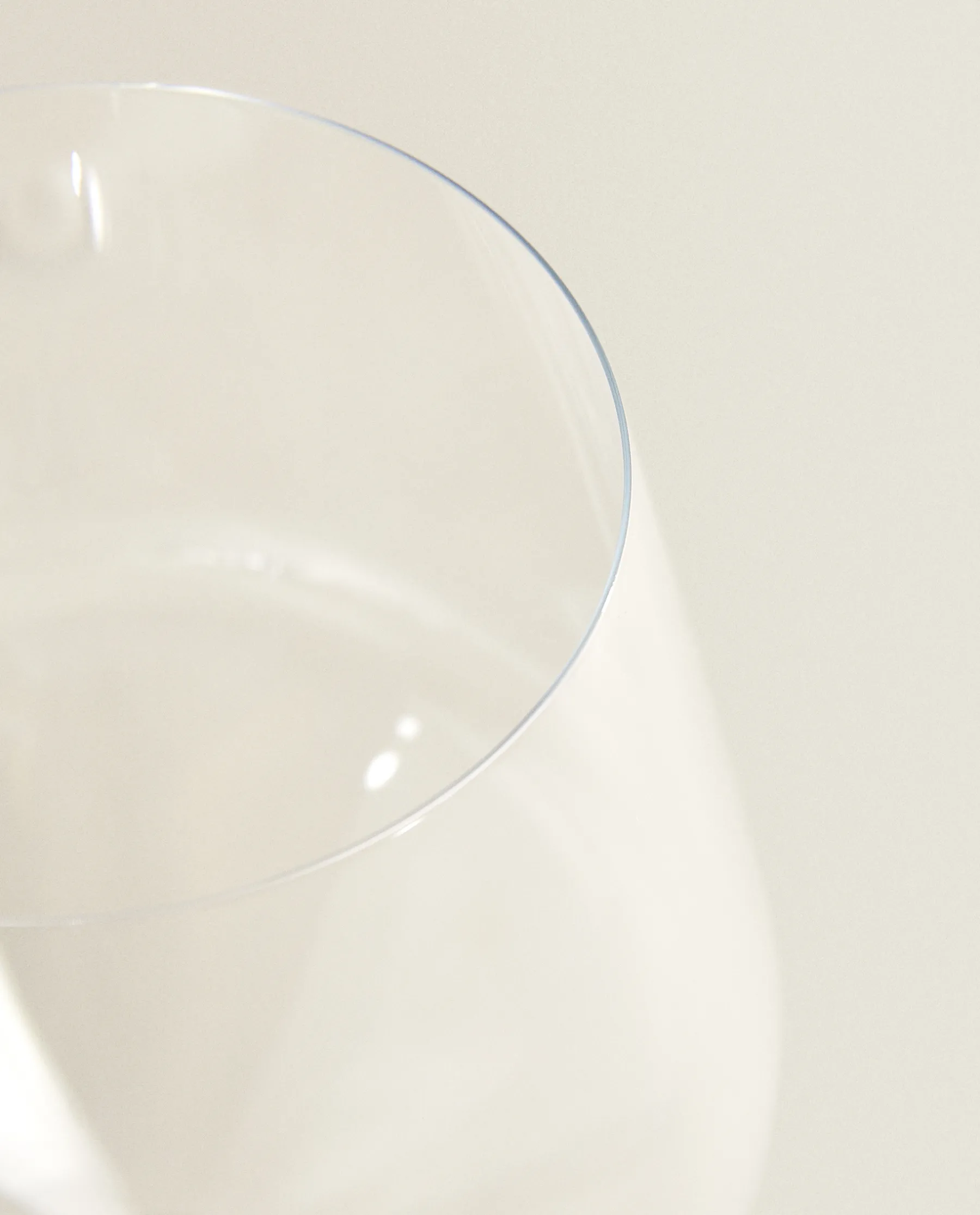 ZARA Home Blown Crystalline Wine Glass