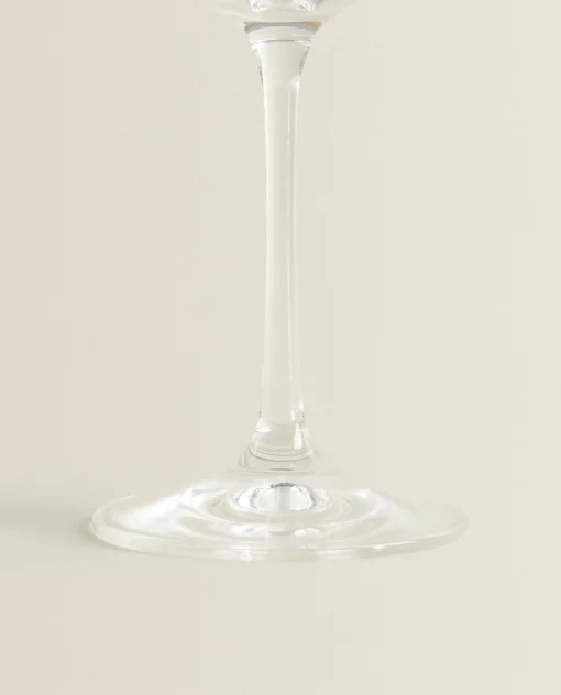 ZARA Home Bohemia Crystal Gold-Rimmed Wine Glass