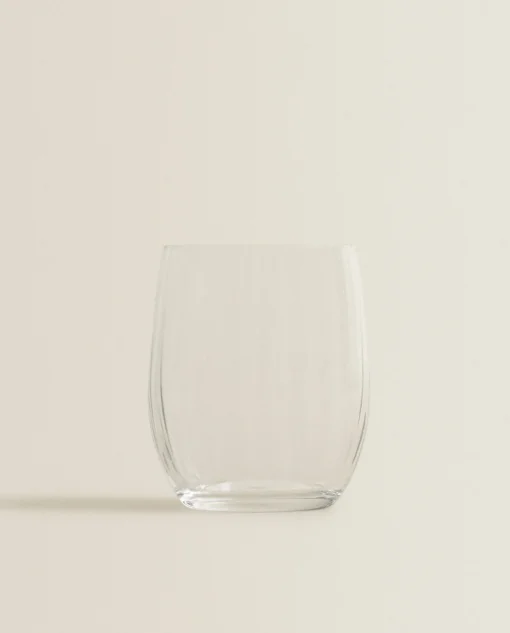 ZARA Home Bohemia Crystal Tumbler With Lines