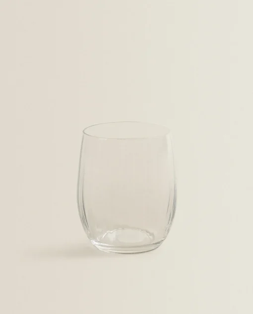ZARA Home Bohemia Crystal Tumbler With Lines
