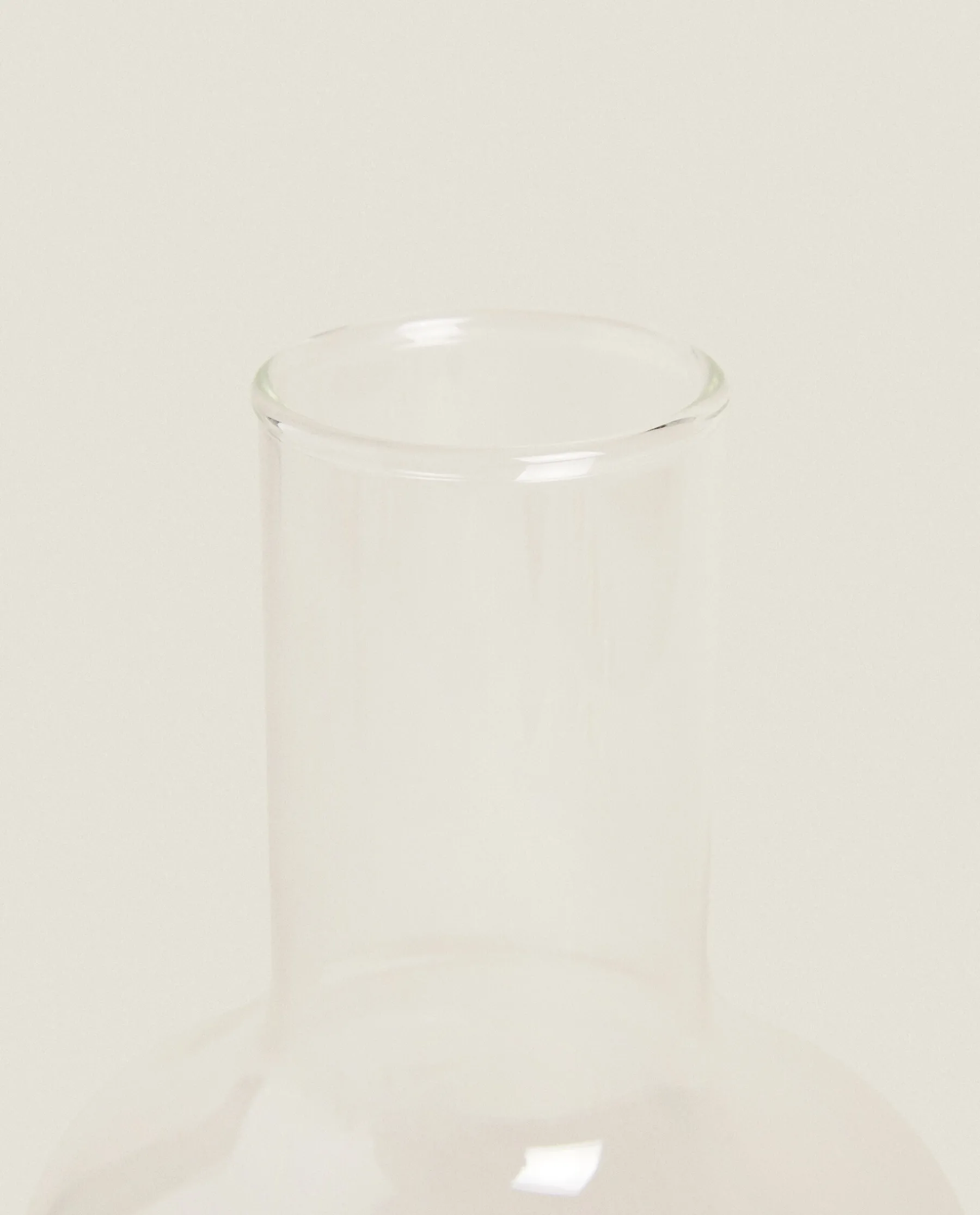 ZARA Home Borosilicate Glass Bottle With Letters