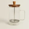 ZARA Home Borosilicate Glass Cafetiere