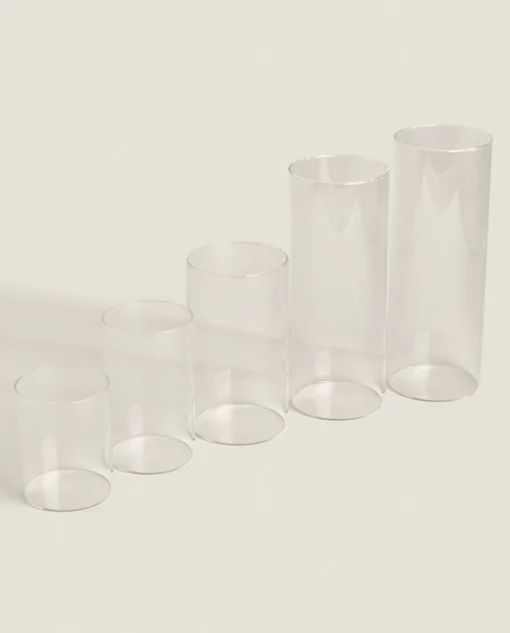 ZARA Home Borosilicate Glass Lantern Vase