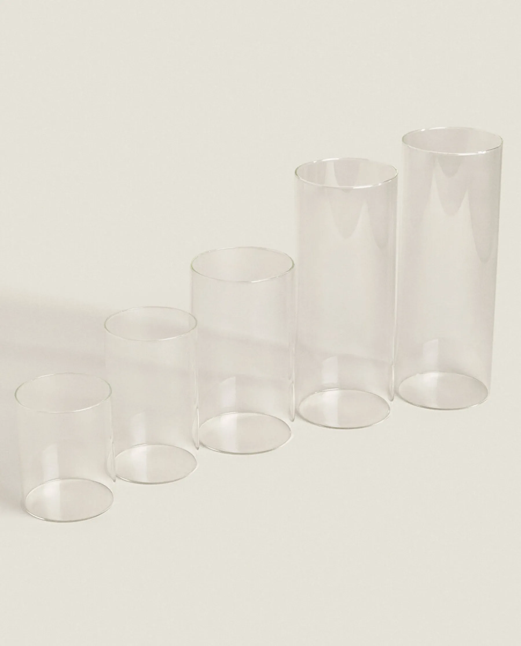 ZARA Home Borosilicate Glass Lantern Vase