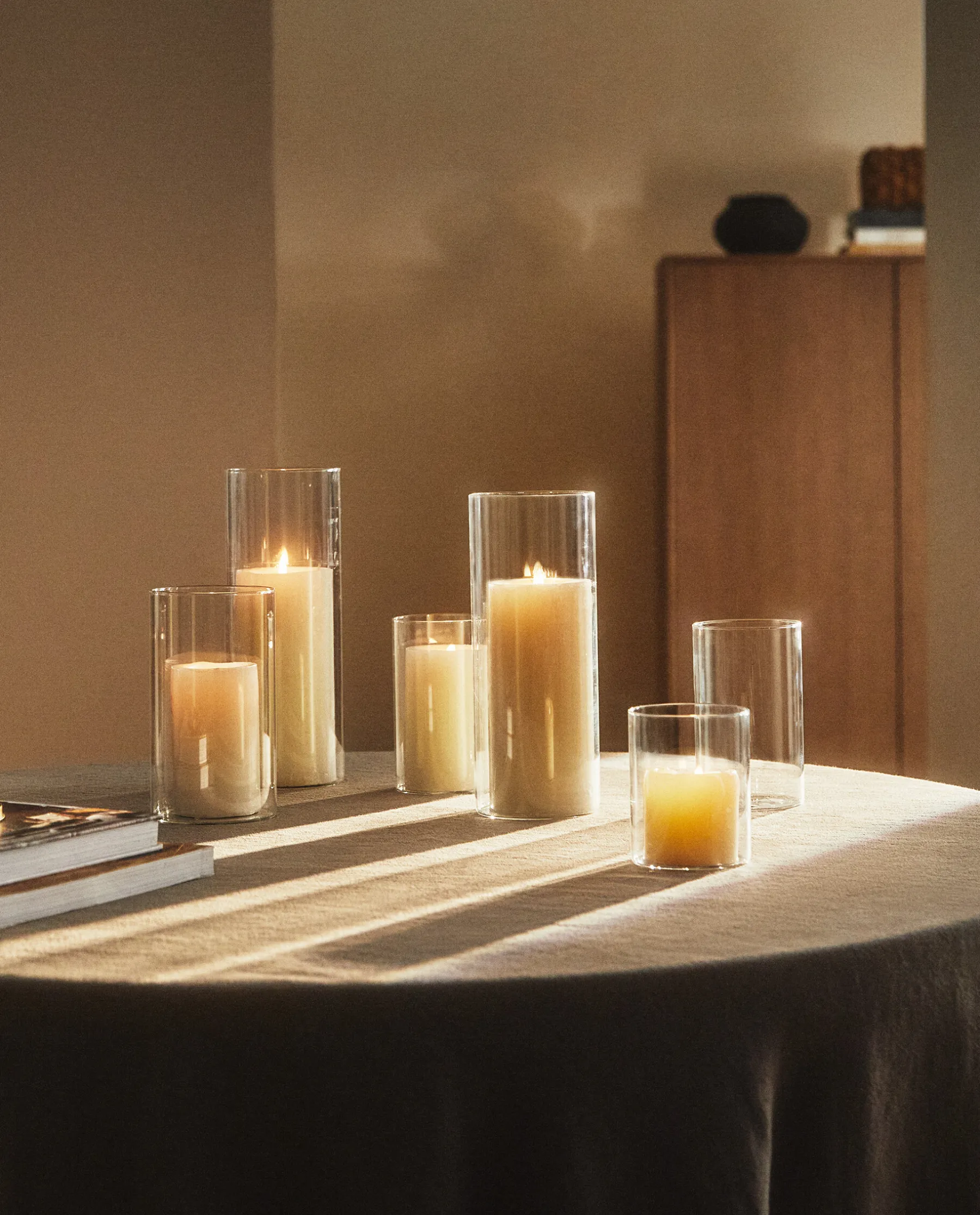 ZARA Home Borosilicate Glass Lantern Vase