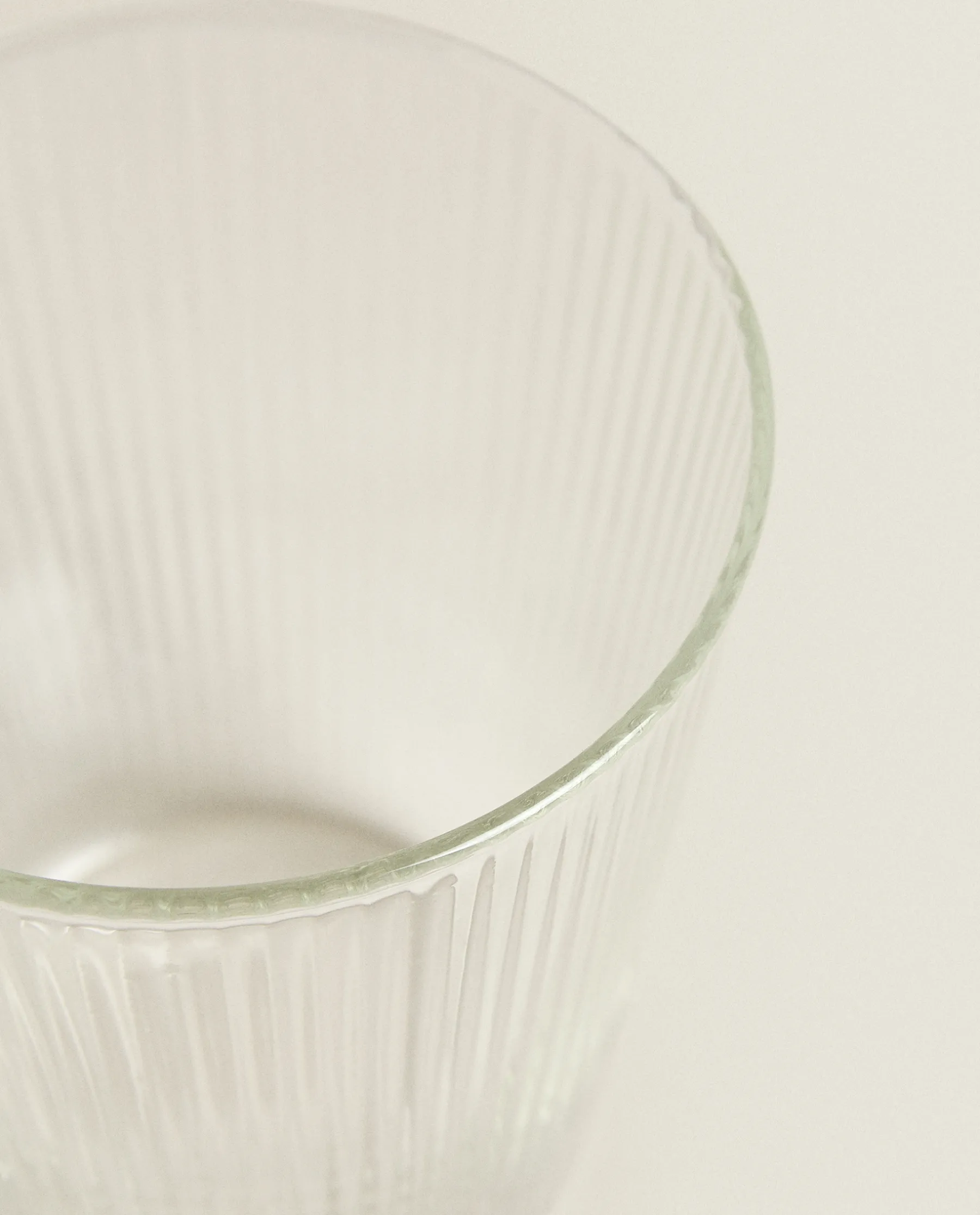 ZARA Home Borosilicate Glass Mug With Lines